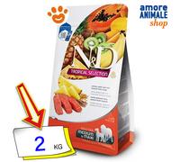 Farmina Dog N&D Tropical Adult Medium Maxi Salmone Cibo Secco Cani 2/10 Kg