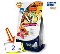 Farmina Dog N&D Tropical Puppy Medium Maxi Agnello Cibo Secco Cani 2/10 Kg
