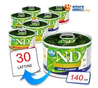 Farmina Dog Prime → Lattine da 140 gr - GUSTI VARI - Adult Mini - Cane, Cani