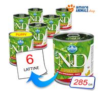 Farmina Dog Prime → Lattine da 285 gr - Pollo e Melograno - Puppy - Cane, Cani