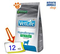 Farmina Vet Life Canine Hypoallergenic Egg&Rice 12kg