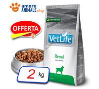 Farmina Dog Vet Life Natural Diet → Renal - 2 kg - Mangime Cane, Cani