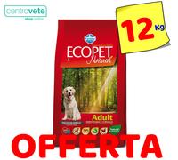 Farmina ECOPET NATURAL Adult Medium 12 kg Pollo → Alimento per Cani Crocchette