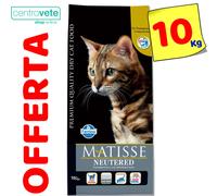 Farmina MATISSE NEUTERED Riso e Pollo 10 Kg → Crocchette per Gatti Sterilizzati