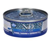 Farmina N&D Cat Ocean Sea Bass & Sardine & Shrimp 6x80 g