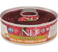 Farmina Cat ADULT N&D Quinoa Skin&Coat → Lattine da 80 gr - GUSTI MISTI - Gatto