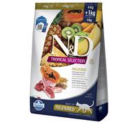 Farmina N&D Cat Tropical Selection Neutered con Agnello Crocchette gatto - Set %: 2 x 5 kg (4 kg + 1 kg)