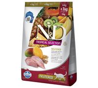 Farmina N&D Cat Tropical Selection Neutered con Pollo Crocchette gatto - Set %: 2 x 5 kg (4 +1 kg)