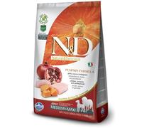 Farmina N&D Grain Free Pumpkin Adult Medium/Maxi Pollo e Melograno - 12 kg - Croccantini per cani - 1° ORDINE? scegli lo sconto BZR5 / BZR20 + 200 punti fedeltà