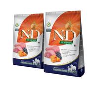 FARMINA N&D GrainFree Pumpkin lamb & blueberry adult medium & maxi 2 x 2.5kg