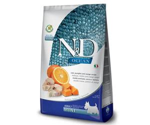 Farmina N&D Ocean Canine Adult Mini Merluzzo Zucca e Arancia 7 kg - Crocchette monoproteiche cane - 1° ORDINE? scegli lo sconto BZR5 / BZR20 + 200 punti fedeltà