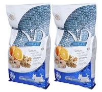 Farmina® N&D Ocean Cod, Spelt, Oats & Orange Adult Mini Set da 2 2x700