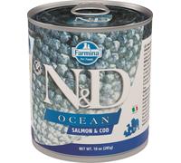 N&D DOG OCEAN SALMONE & MERLUZZO 285 GR.