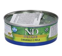 Farmina N&D Prime con Cinghiale e Mela Wet Food per Gatti Adult 70 g M