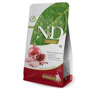 Farmina N&D Prime Feline Grain Free Kitten Pollo e Melograno - 300 gr - Croccantini per gatti - 1° ORDINE? scegli lo sconto BZR5 / BZR20 + 200 punti fedeltà