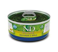 Farmina N&D Prime Grain Free Feline 70 gr - Cinghiale e Mela - Confezione da 30 pezzi - Cibo umido per gatti - 1° ORDINE? scegli lo sconto BZR5 / BZR20 + 200 punti fedeltà