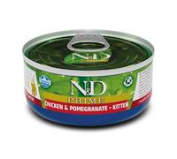 Farmina N&D Prime Grain Free Feline 70 gr - Kitten Pollo e Melograno - Confezione da 30 pezzi - Cibo umido per gatti - 1° ORDINE? scegli lo sconto BZR5 / BZR20 + 200 punti fedeltà