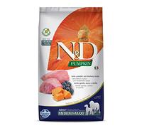 Farmina N&D Grain Free Pumpkin Adult Medium/Maxi Agnello e Mirtillo 2,5 kg - Croccantini per cani - 1° ORDINE? scegli lo sconto BZR5 / BZR20 + 200 punti fedeltà