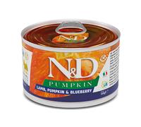 Farmina N&D Pumpkin Canine formula Mini 140 gr - Agnello e Mirtillo - Confezione da 6 pezzi - Cibo Umido per Cani - 1° ORDINE? scegli lo sconto BZR5 / BZR20 + 200 punti fedeltà