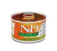 Farmina N&D Pumpkin Canine formula Mini 140 gr - Anatra e Zucca - Confezione da 6 pezzi - Cibo Umido per Cani - 1° ORDINE? scegli lo sconto BZR5 / BZR20 + 200 punti fedeltà