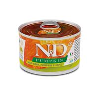 Farmina N&D Pumpkin Canine formula Mini 140 gr Cinghiale e Mela - confezione da 6 pezzi - Cibo umido per cani - 1° ORDINE? scegli lo sconto BZR5 / BZR20 + 200 punti fedeltà