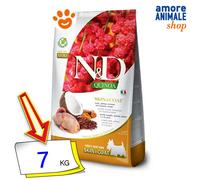 Farmina N&D Quinoa Adult Mini Skin&Coat Quaglia, Cocco e Curcuma 7 Kg