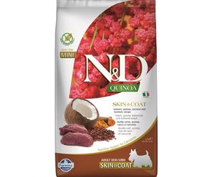FARMINA N&D Quinoa Adult Mini Skin&Coat Venison, Coconut 2.5 kg