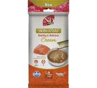 FARMINA N&D Quinoa Cat Skin Coat Cream Salmon 60 g con salmone, prelibatezza cremosa per gatti che supporta la salute della pelle e del pelo