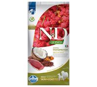 Farmina N&D - Grain Free Quinoa Adult Skin&Coat all'Anatra, Quinoa, Cocco e Curcuma da 7 Kg