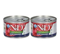 Farmina® N&D Quinoa Weight Management Mini Wet Food 2x140 g Mangime