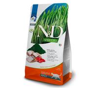 Farmina N&D Spirulina Grain Free Feline Adult Aringa, spirulina e bacche di goji - 1,5 Kg - 1° ORDINE? scegli lo sconto BZR5 / BZR20 + 200 punti fedeltà