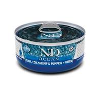 FARMINA ND Cat Kitten Ocean Atun Merluzzo Zucca 24X70GR