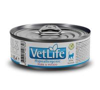 Farmina Vet Life Feline Hypoallergenic Patè Diet 85 gr - maiale e patate - Confezione da 12 pezzi - Cibo monoproteico gatto - 1° ORDINE? scegli lo sconto BZR5 / BZR20 + 200 punti fedeltà