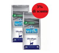 Farmina Vet Life Feline UltraHypo 2x5kg - 3% di sconto in un set