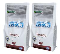 Farmina® VetLife® Hepatic Feline Set da 2 2x2000 g Pellets