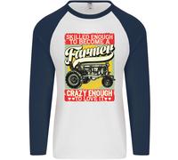 Farming Abile Abbastanza Da Essere Un Uomo L/S Baseball T-Shirt