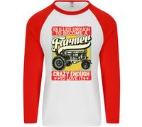 Farming Abile Abbastanza Da Essere Un Uomo L/S Baseball T-Shirt