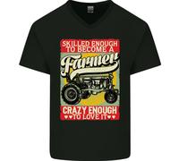 Farming Abile Abbastanza Per Essere Un Contadino Maglietta In Cotone A V