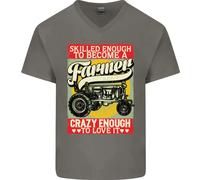 Farming Abile Abbastanza Per Essere Un Contadino Maglietta In Cotone A V