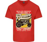 Farming Abile Abbastanza Per Essere Un Contadino Maglietta In Cotone A V