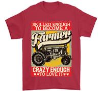 Farming Abile Abbastanza Per Essere Un Uomo Contadino T-Shirt 100% Cotone