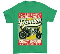 Farming Abile Abbastanza Per Essere Un Uomo Contadino T-Shirt 100% Cotone