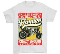 Farming Abile Abbastanza Per Essere Un Uomo Contadino T-Shirt 100% Cotone