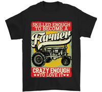 Farming Abile Abbastanza Per Essere Un Uomo Contadino T-Shirt 100% Cotone