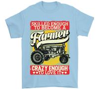 Farming Abile Abbastanza Per Essere Un Uomo Contadino T-Shirt 100% Cotone