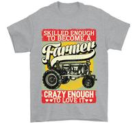 Farming Abile Abbastanza Per Essere Un Uomo Contadino T-Shirt 100% Cotone
