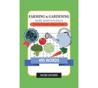 Farming and Gardening Word Search Puzzle Book: Word Searches with Easy to Read Print about Farming, Gardening, Agriculture and More | 6×9 inches, 110 ... Gift for Vacations, Holidays and Free Times
