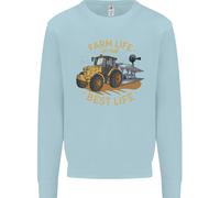 Farming Farm Life È La Migliore Vita Felpa Jumper Per Bambini Contadini