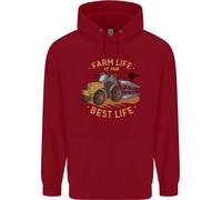 Farming Farm Life È La Migliore Vita Felpa Uomo