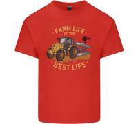 Farming Farm Life È La Migliore Vita Maglietta Per Bambini Ragazzi E Ragazze